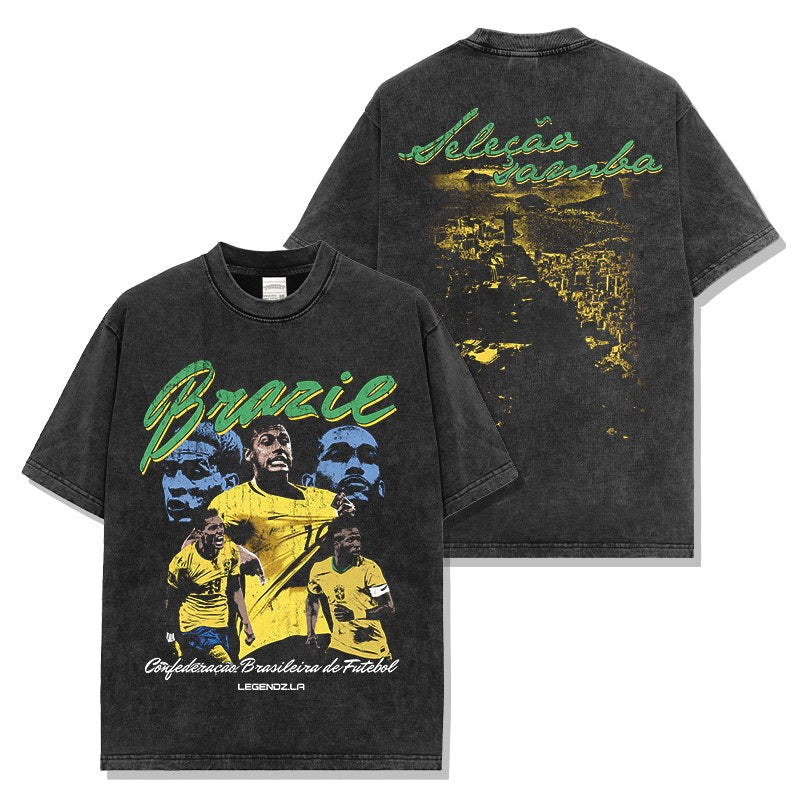 BRAZIL VINTAGE TEE · GOLDEN BOOT