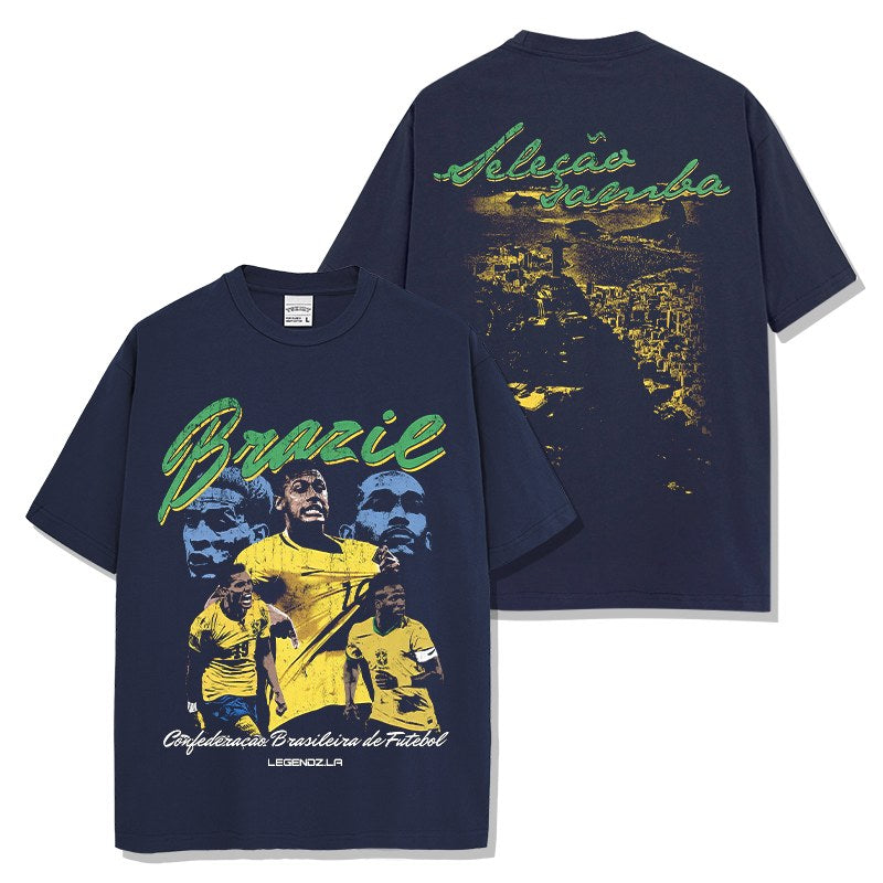 BRAZIL VINTAGE TEE · GOLDEN BOOT