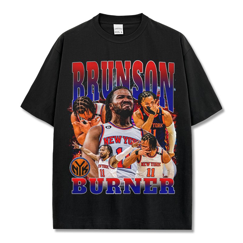 JALEN BRUNSON VINTAGE TEE · ICE COLD