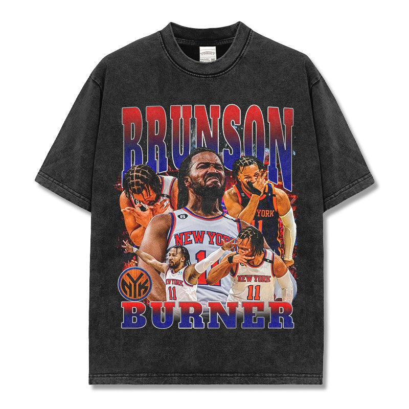 JALEN BRUNSON VINTAGE TEE · ICE COLD
