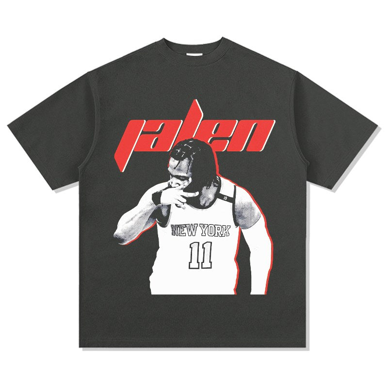 JALEN BRUNSON VINTAGE TEE · FAST BREAK