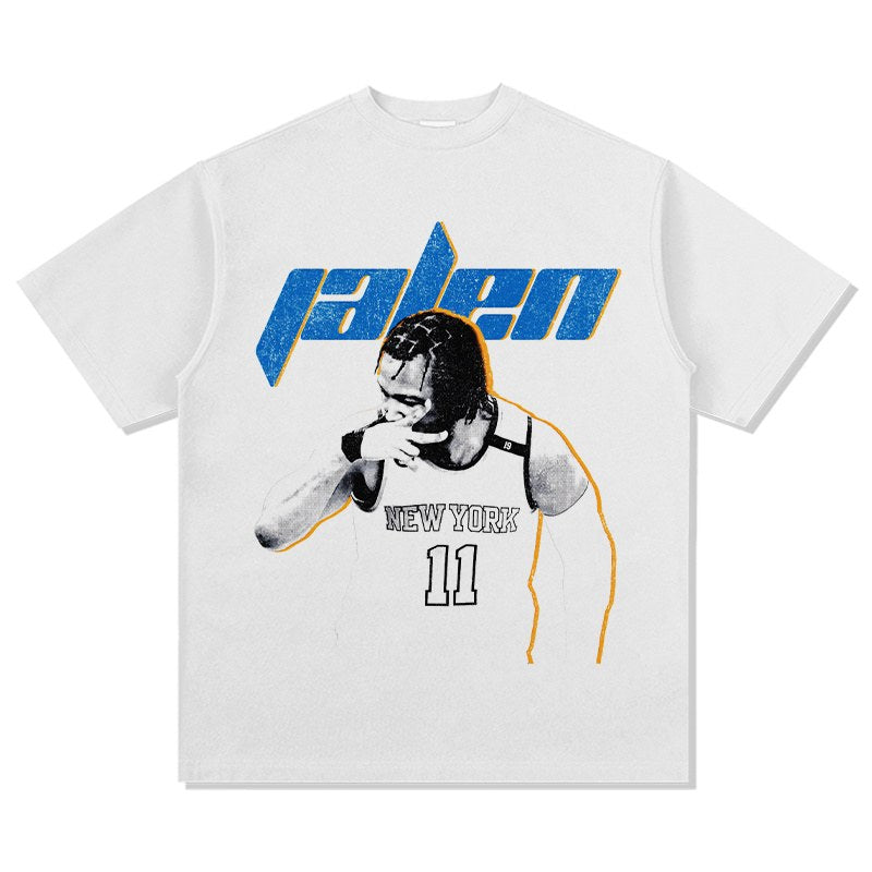 JALEN BRUNSON VINTAGE TEE · FAST BREAK