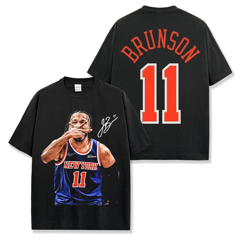 JALEN BRUNSON VINTAGE TEE · ALL STAR