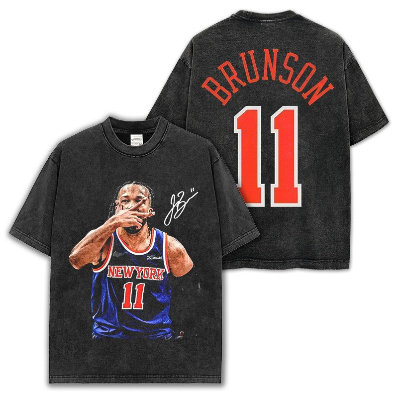 JALEN BRUNSON VINTAGE TEE · ALL STAR