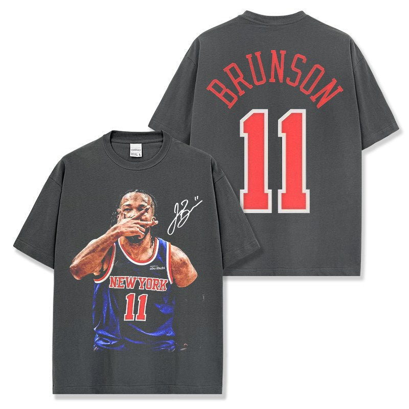 JALEN BRUNSON VINTAGE TEE · ALL STAR