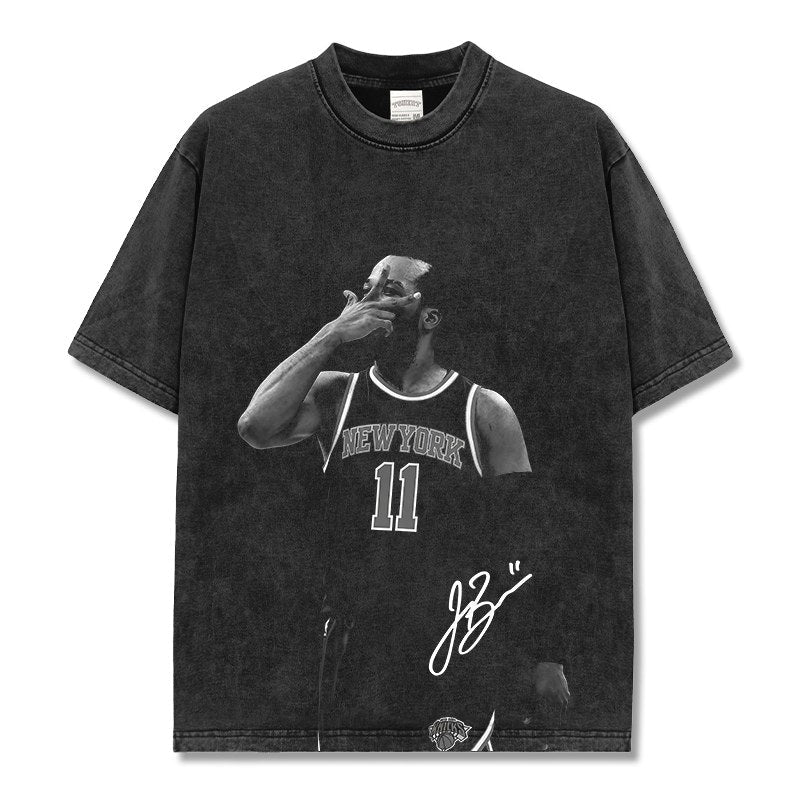 JALEN BRUNSON VINTAGE TEE · SLAM DUNK