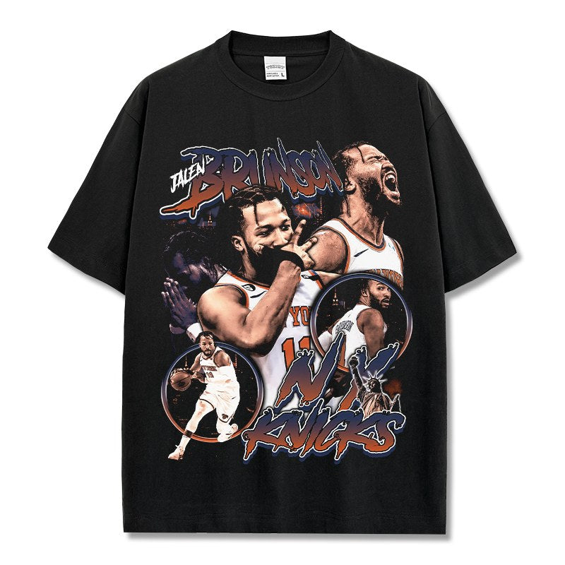 JALEN BRUNSON VINTAGE TEE · DYNASTY