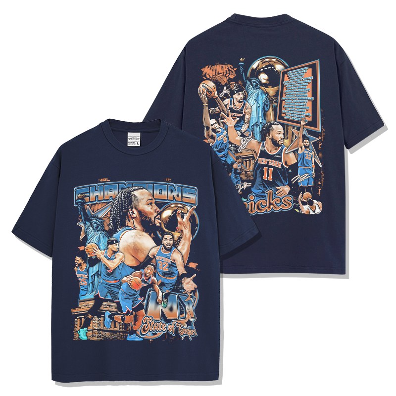 JALEN BRUNSON VINTAGE TEE · BUZZER BEATER
