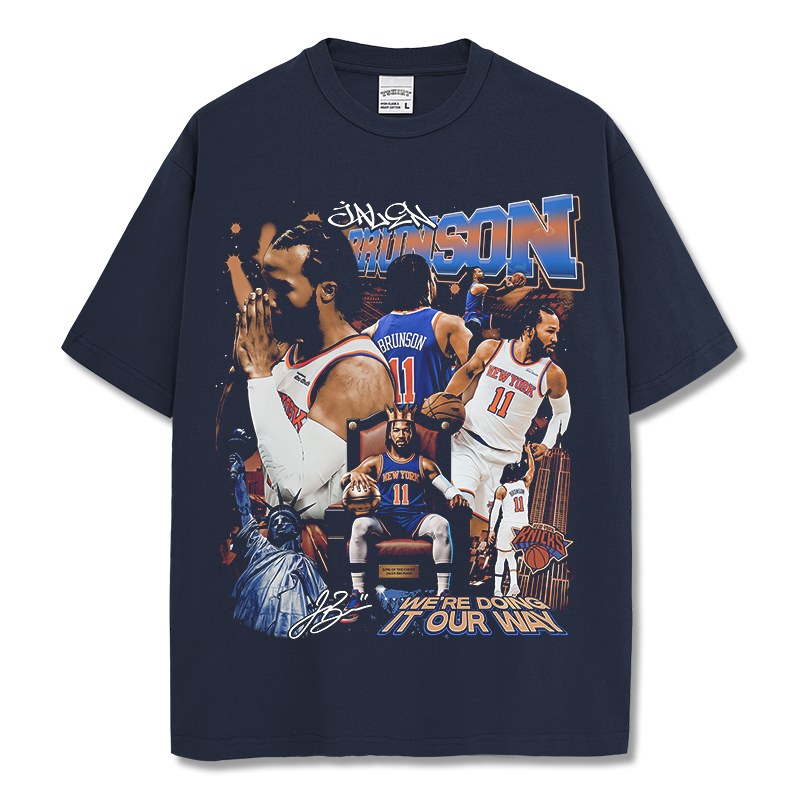JALEN BRUNSON VINTAGE TEE · MVP