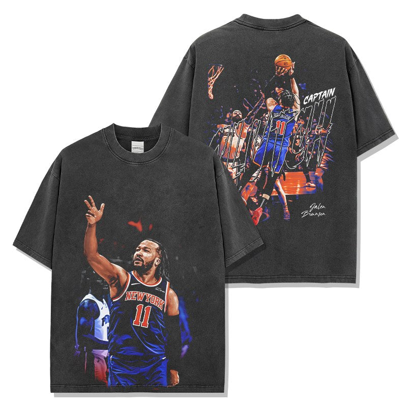 JALEN BRUNSON VINTAGE TEE · LEGEND