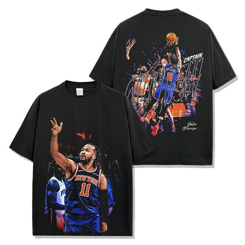 JALEN BRUNSON VINTAGE TEE · LEGEND