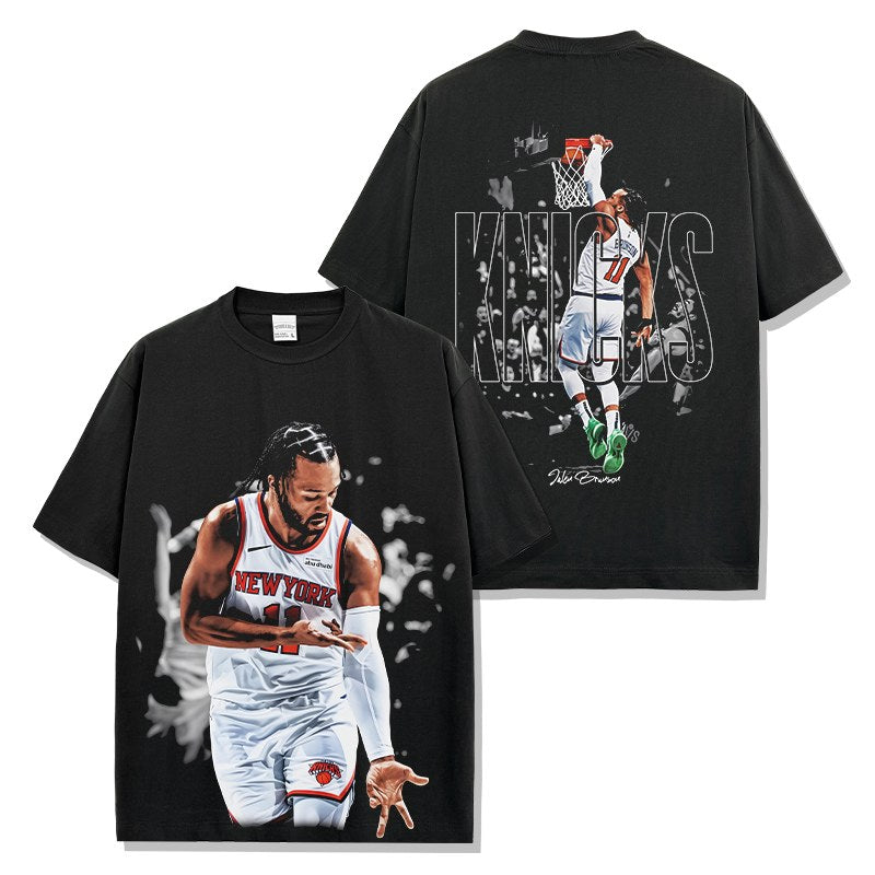 JALEN BRUNSON VINTAGE TEE · ICON