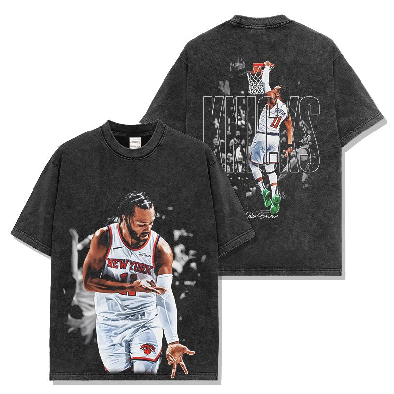 JALEN BRUNSON VINTAGE TEE · ICON