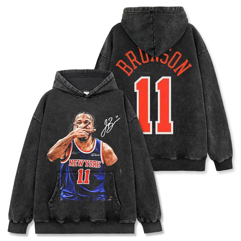 JALEN BRUNSON VINTAGE HOODIE · ALL STAR