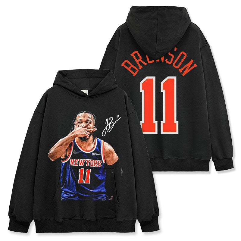 JALEN BRUNSON VINTAGE HOODIE · ALL STAR