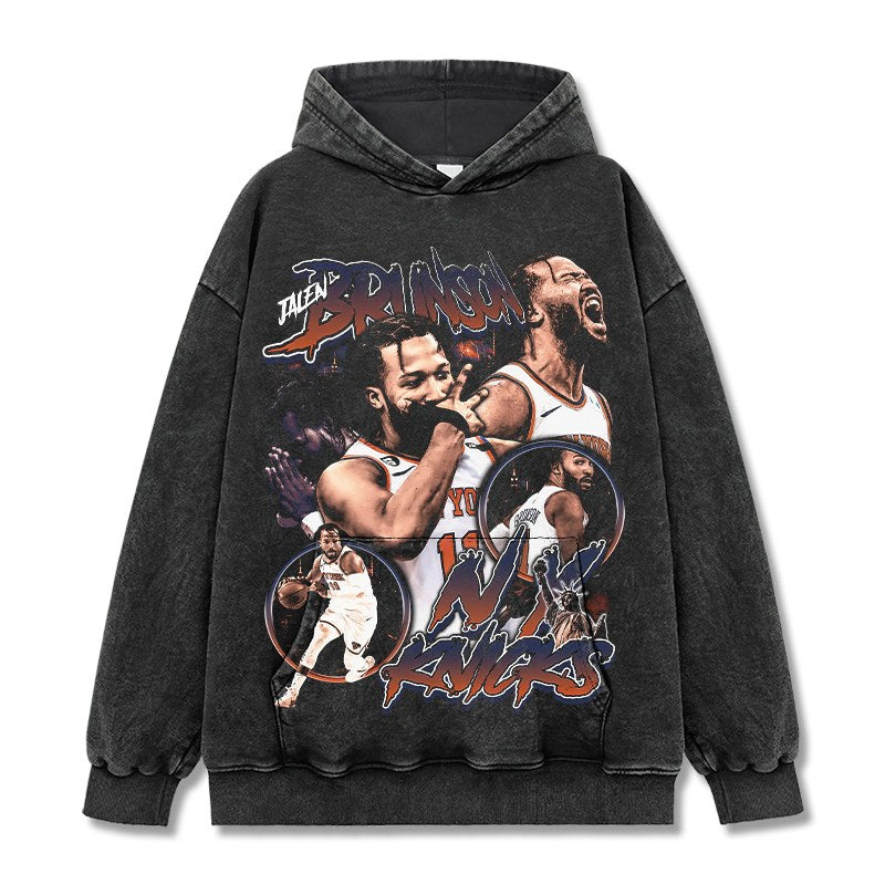 JALEN BRUNSON VINTAGE HOODIE · DYNASTY