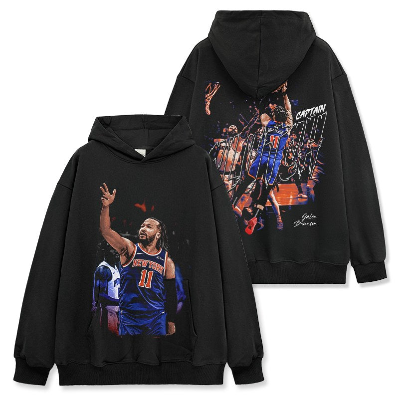JALEN BRUNSON VINTAGE HOODIE · FADEAWAY