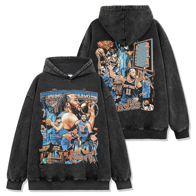 JALEN BRUNSON VINTAGE HOODIE · BUZZER BEATER