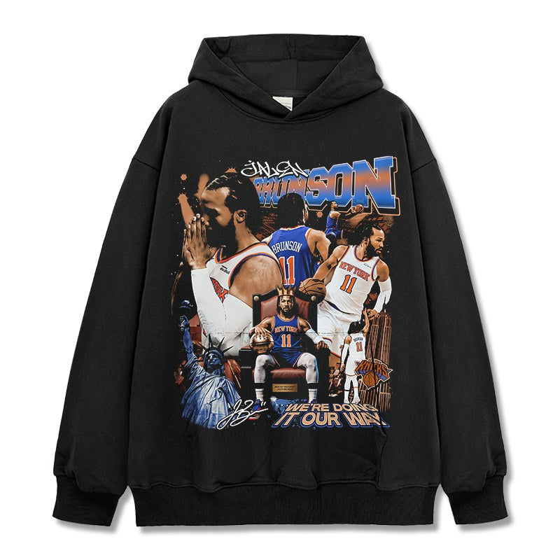 JALEN BRUNSON VINTAGE HOODIE · MVP