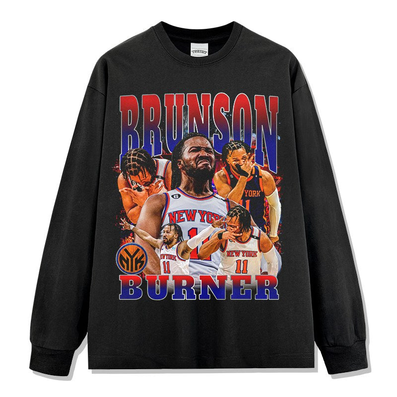 JALEN BRUNSON LONG SLEEVE · ALLEY OOP