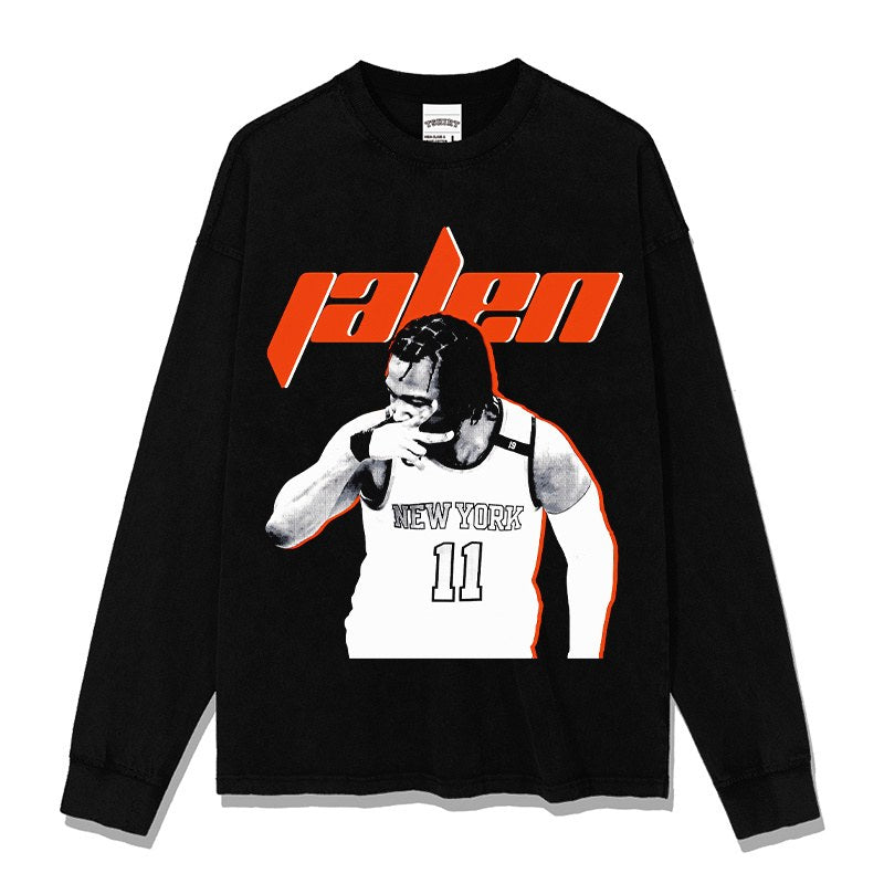 JALEN BRUNSON LONG SLEEVE · FAST BREAK