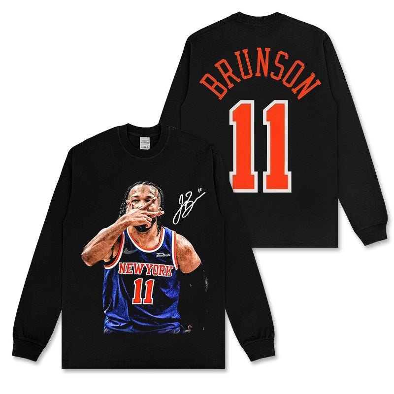 JALEN BRUNSON LONG SLEEVE · ALL STAR
