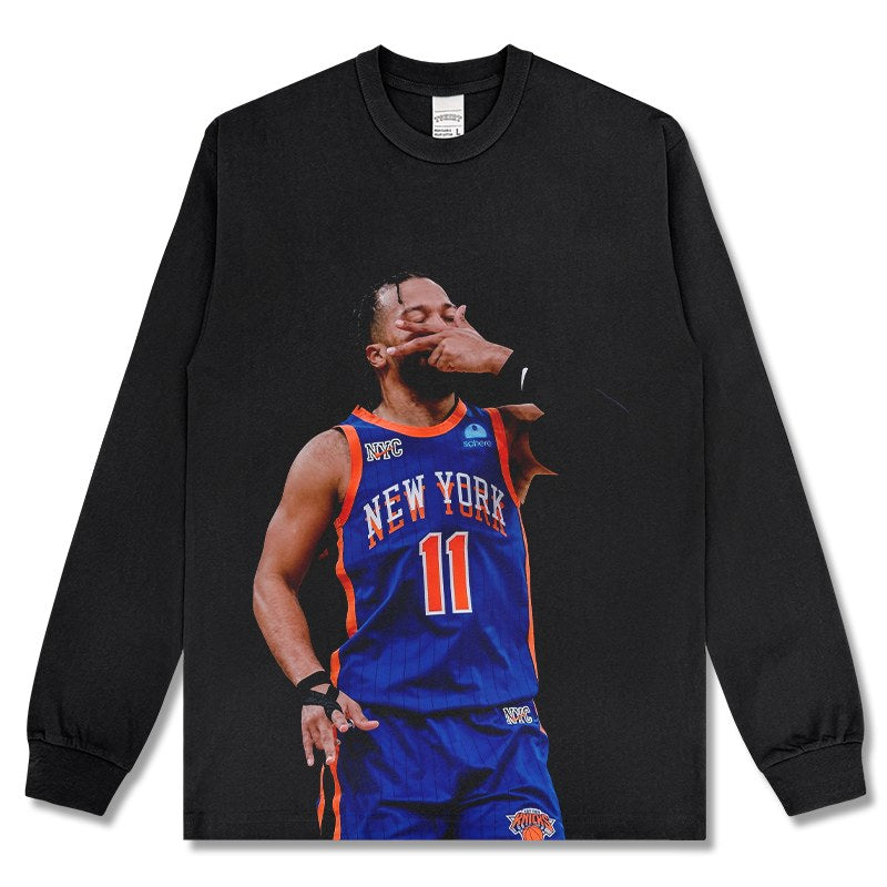 JALEN BRUNSON LONG SLEEVE · AND ONE