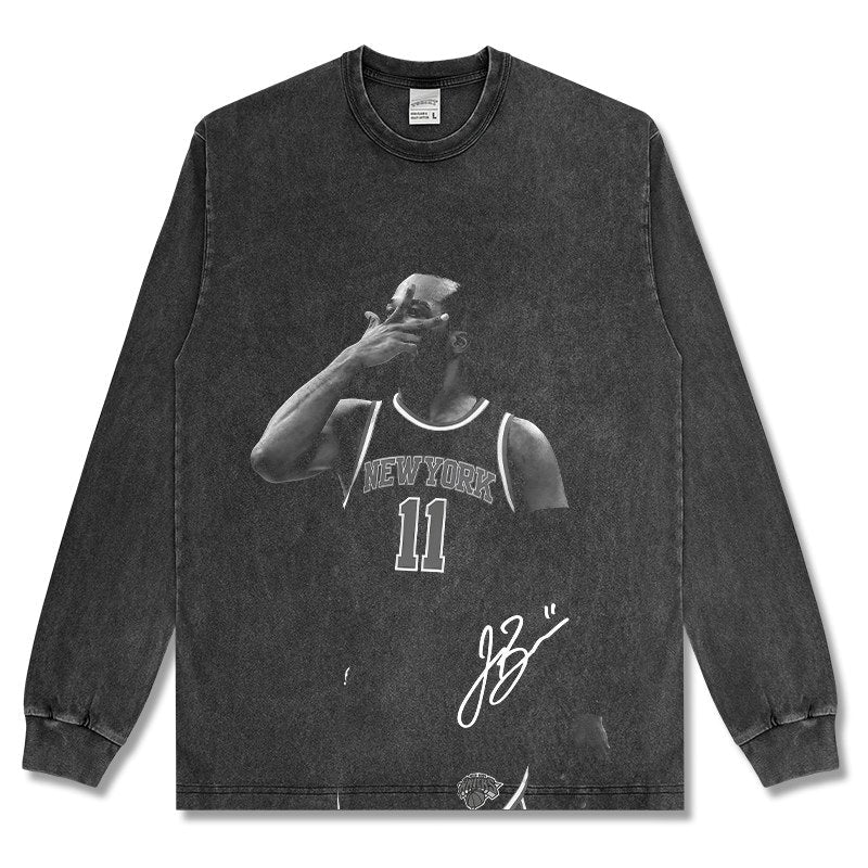 JALEN BRUNSON LONG SLEEVE · SLAM DUNK