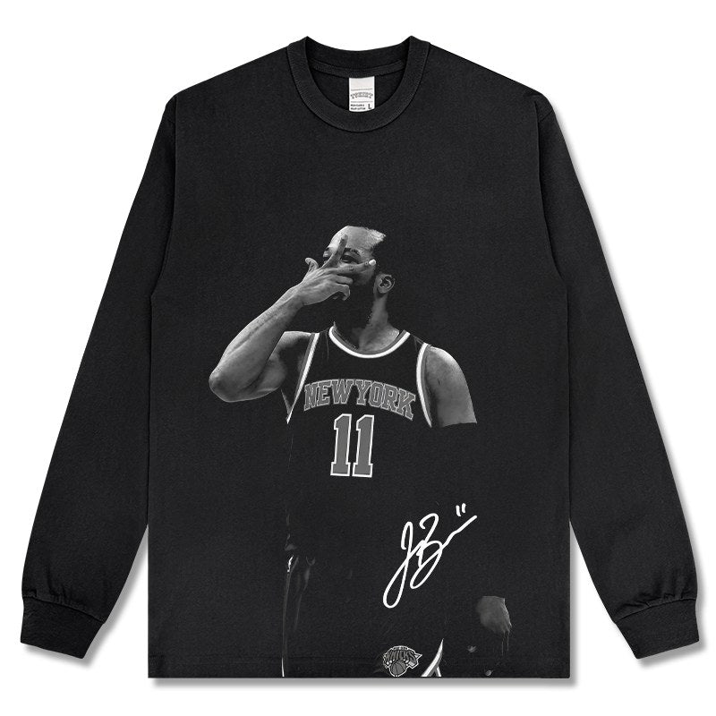 JALEN BRUNSON LONG SLEEVE · SLAM DUNK