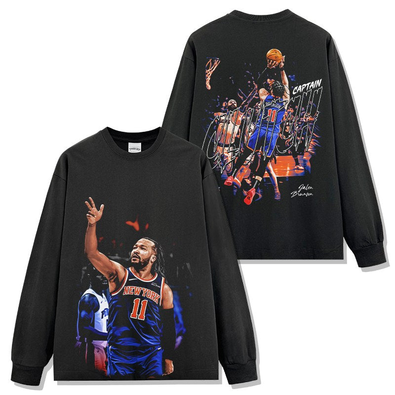 JALEN BRUNSON LONG SLEEVE · LEGEND