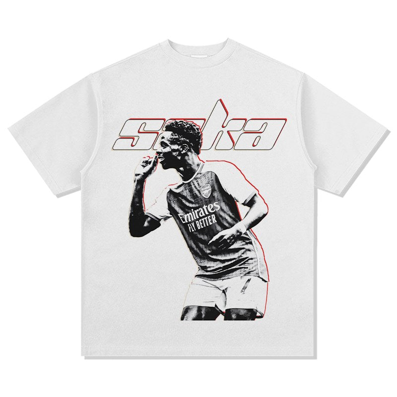 BUKAYO SAKA VINTAGE TEE · GOLDEN BOOT