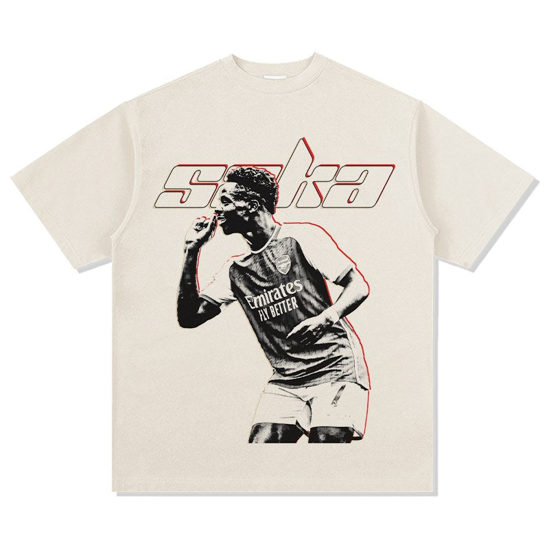 BUKAYO SAKA VINTAGE TEE · GOLDEN BOOT