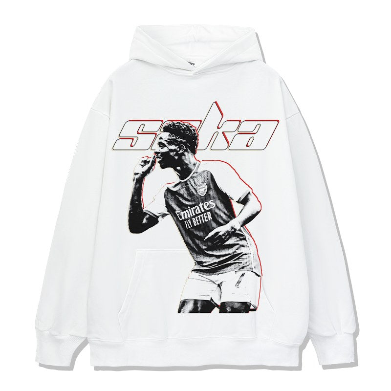 BUKAYO SAKA VINTAGE HOODIE · GOLDEN BOOT