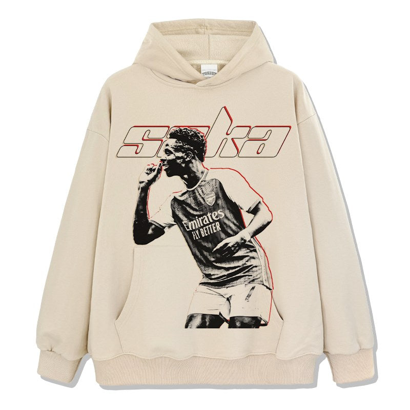BUKAYO SAKA VINTAGE HOODIE · GOLDEN BOOT