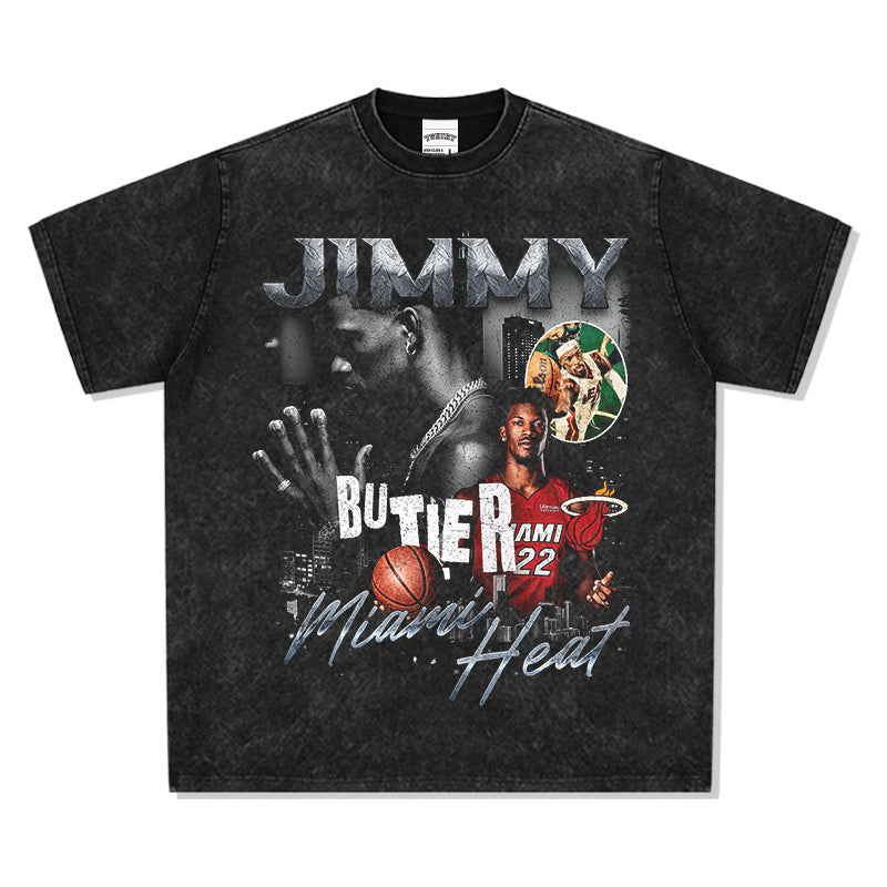 JIMMY BUTLER VINTAGE TEE · CROSSOVER