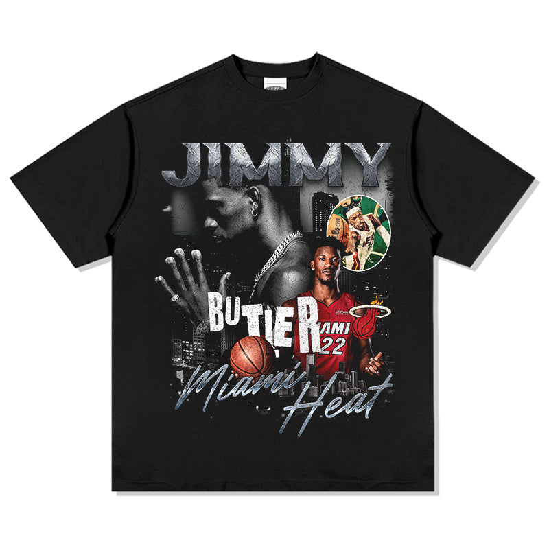 JIMMY BUTLER VINTAGE TEE · CROSSOVER