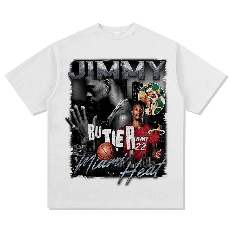 JIMMY BUTLER VINTAGE TEE · CROSSOVER