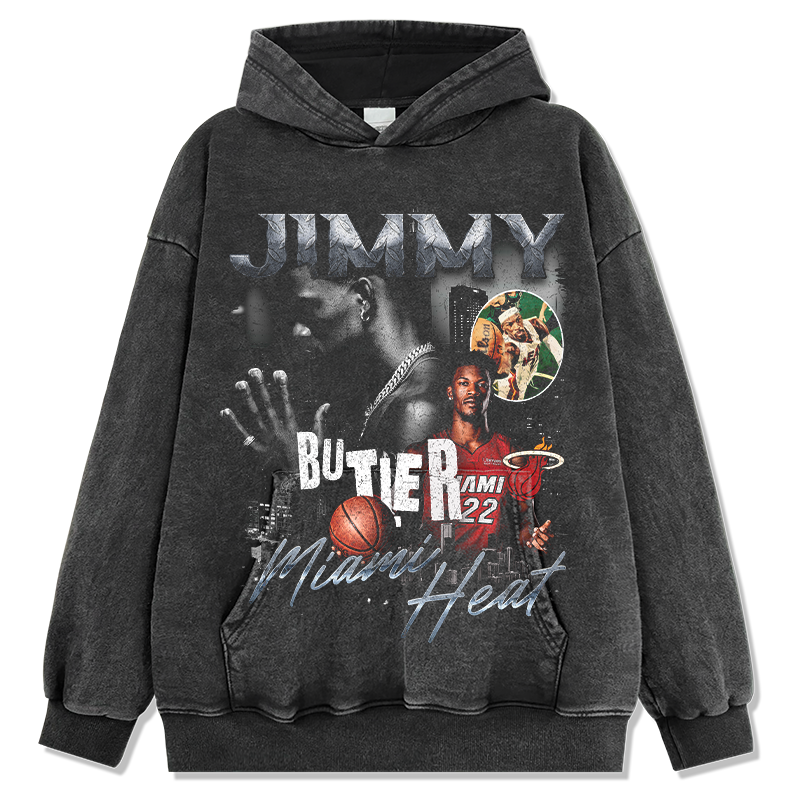 JIMMY BUTLER VINTAGE HOODIE · CROSSOVER