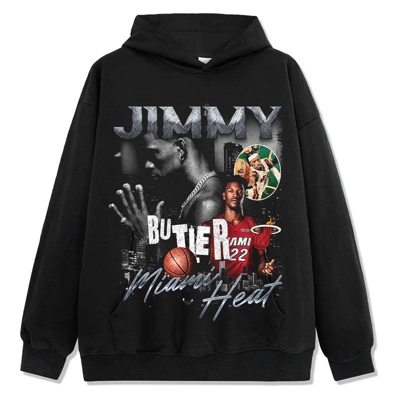 JIMMY BUTLER VINTAGE HOODIE · CROSSOVER