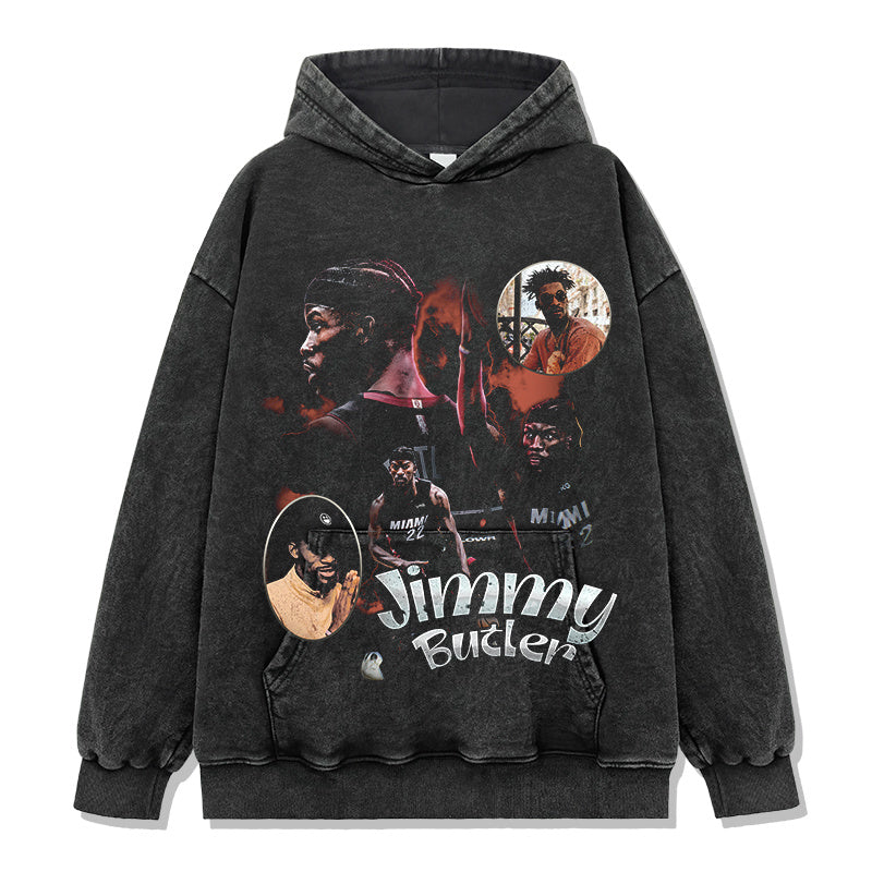 JIMMY BUTLER VINTAGE HOODIE · FADEAWAY