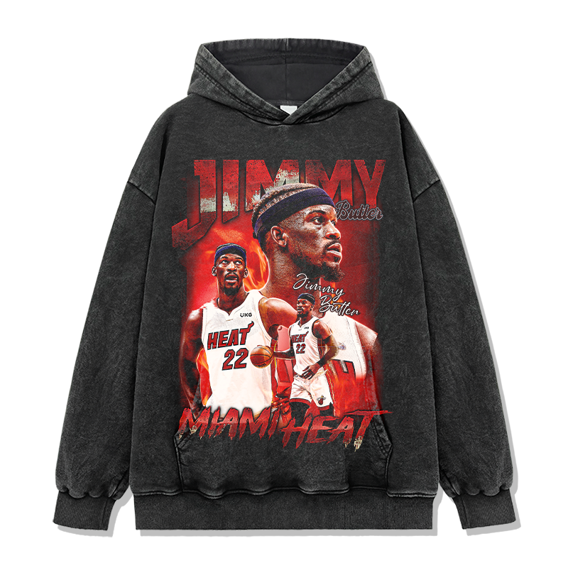 JIMMY BUTLER VINTAGE HOODIE · BUZZER BEATER