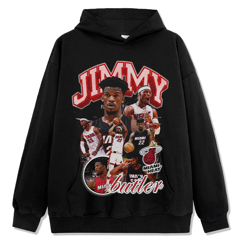 JIMMY BUTLER VINTAGE HOODIE · LEGEND