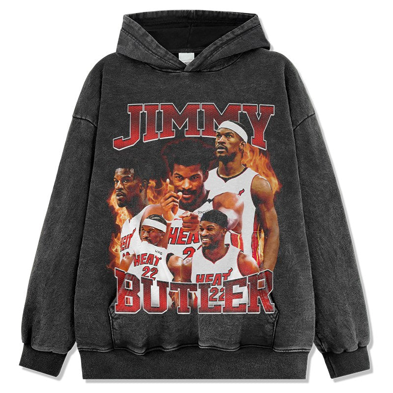 JIMMY BUTLER VINTAGE HOODIE · ICON