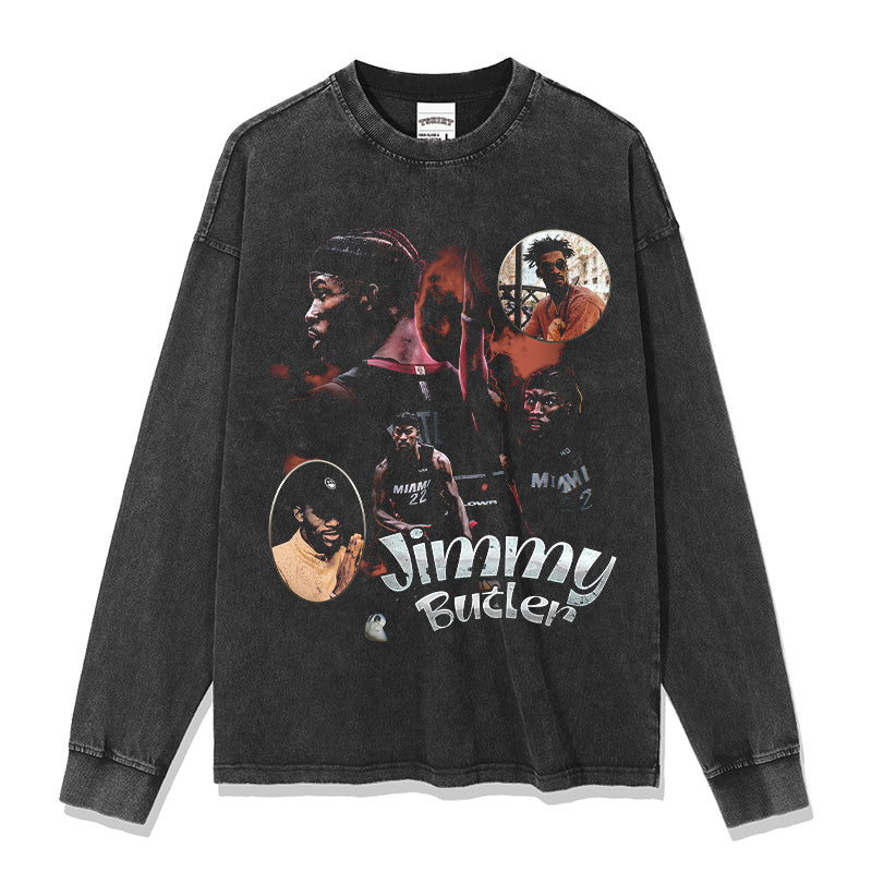 JIMMY BUTLER LONG SLEEVE · FADEAWAY