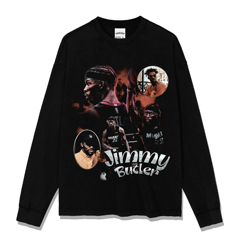 JIMMY BUTLER LONG SLEEVE · FADEAWAY