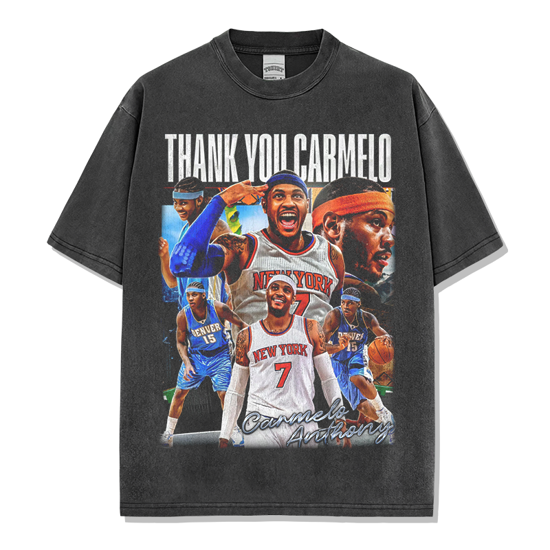 CARMELO ANTHONY VINTAGE TEE · CLUTCH