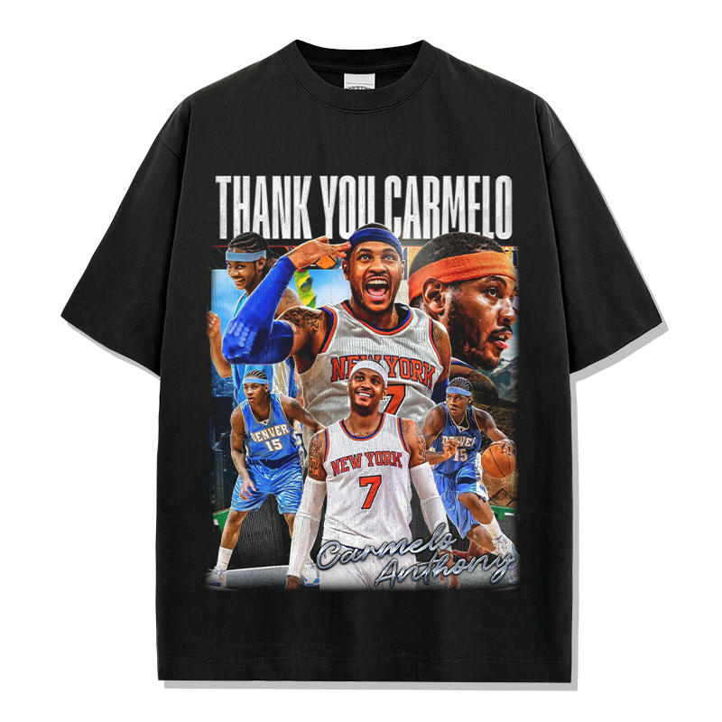 CARMELO ANTHONY VINTAGE TEE · CLUTCH