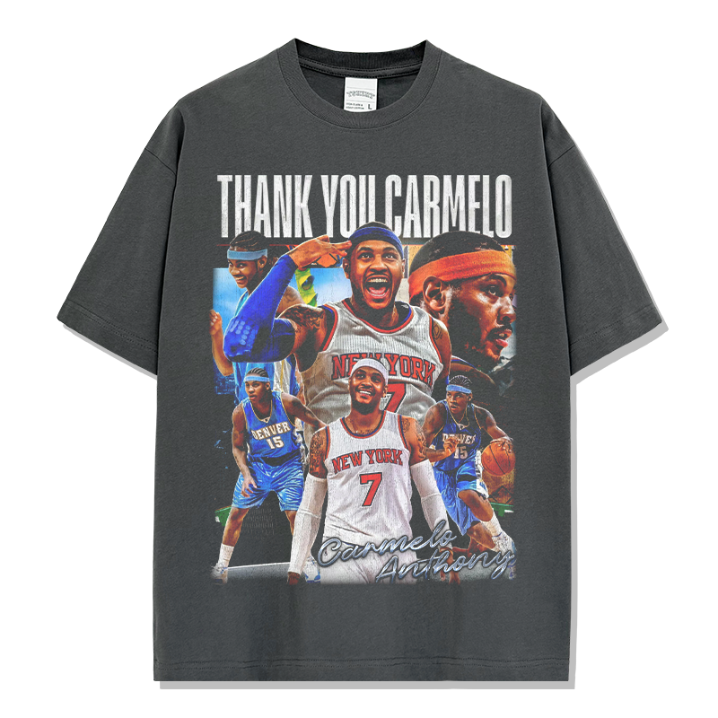 CARMELO ANTHONY VINTAGE TEE · CLUTCH
