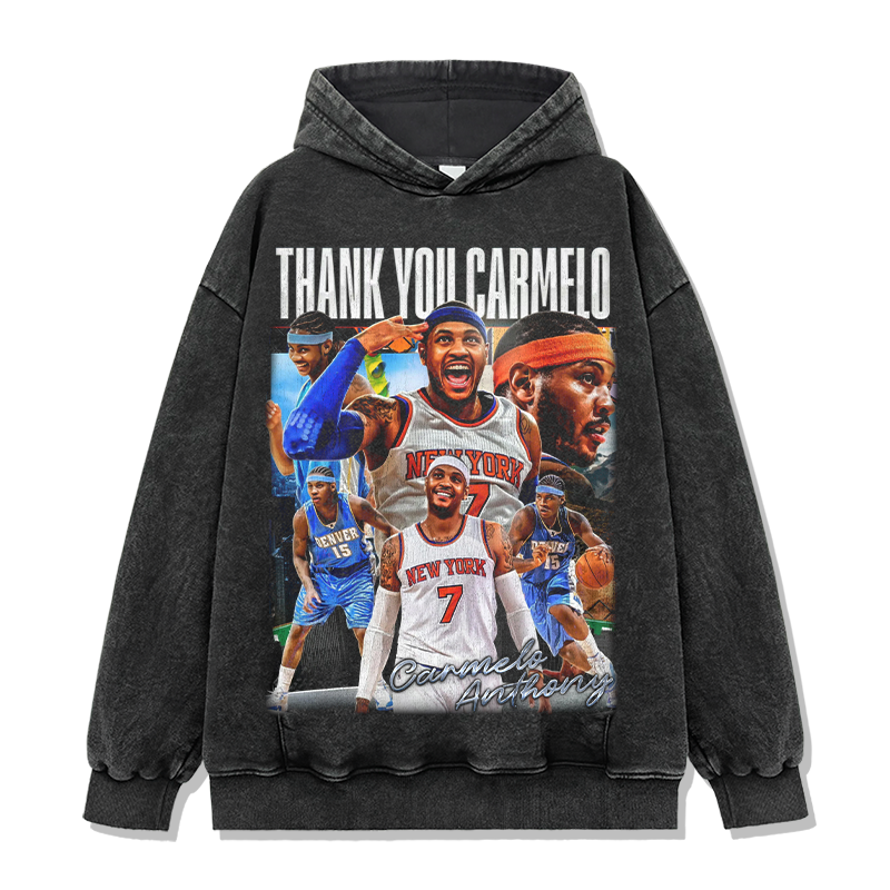 CARMELO ANTHONY VINTAGE HOODIE · CLUTCH