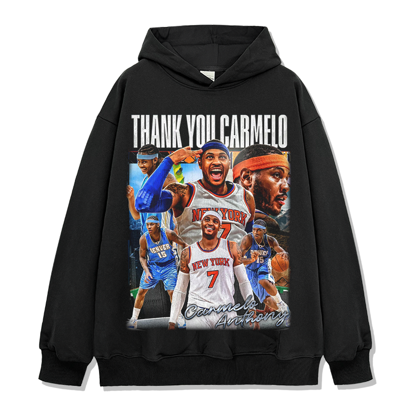 CARMELO ANTHONY VINTAGE HOODIE · CLUTCH
